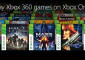 Liste jeux Xbox 360 compatibles Xbox One