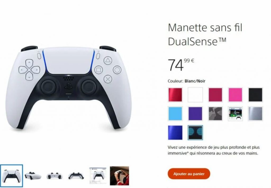 nouveaux prix manette dualsense