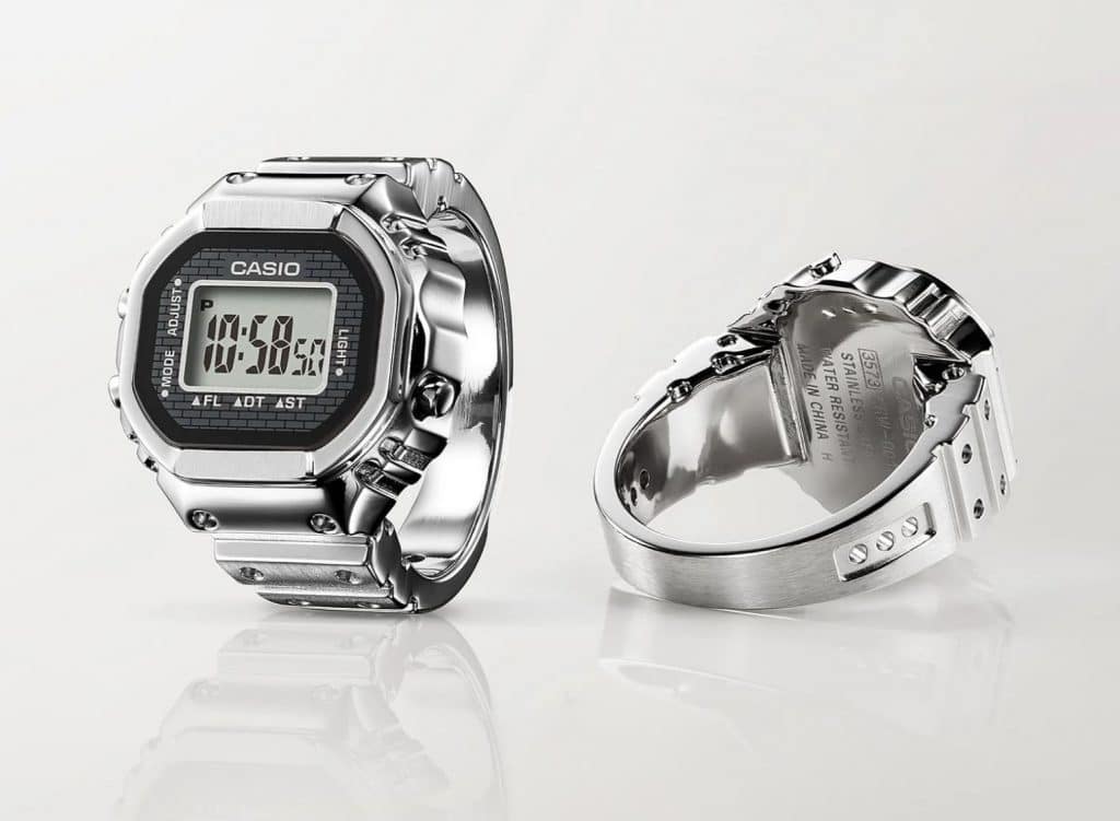 bague montre Casio